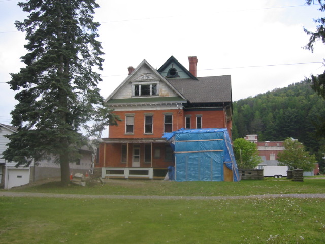 Coudersport-Conservatory Repair at the Mill Street Mansion