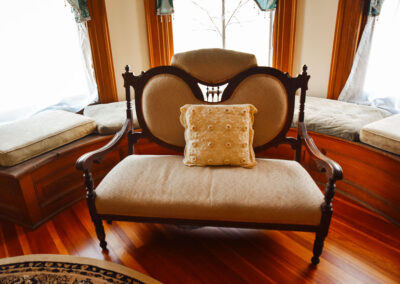 Bedroom 3 - Victorian Chair in Sitting Area